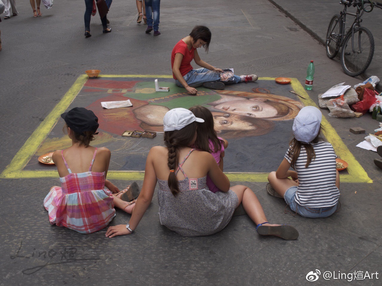 街头绘画依然是我现在很喜欢的绘画形式之一_新浪看点