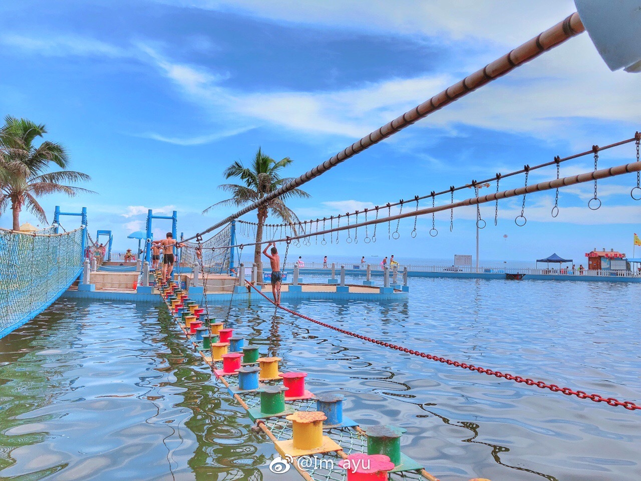 作为海陵岛最火爆的5a景区闸波大角湾当之无愧水蓝沙幼