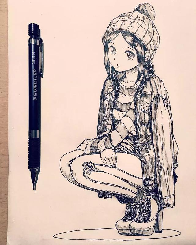 临摹完这几百个动漫, 老师再也不用担心我画不好! 附详细教程