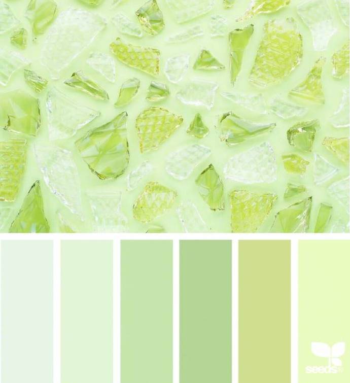 清新的色彩搭配设计欣赏