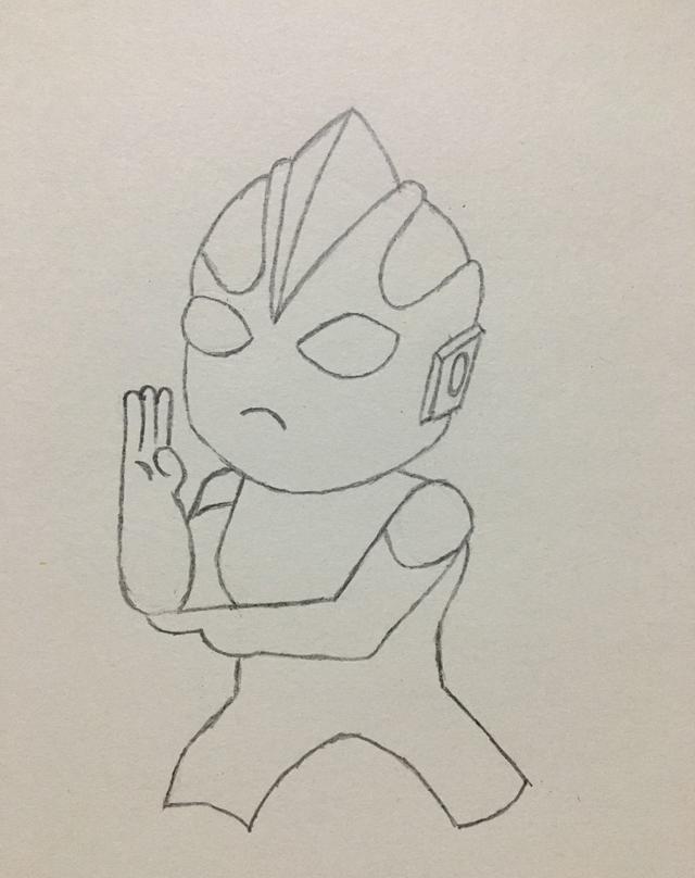 简笔画奥特曼的画法