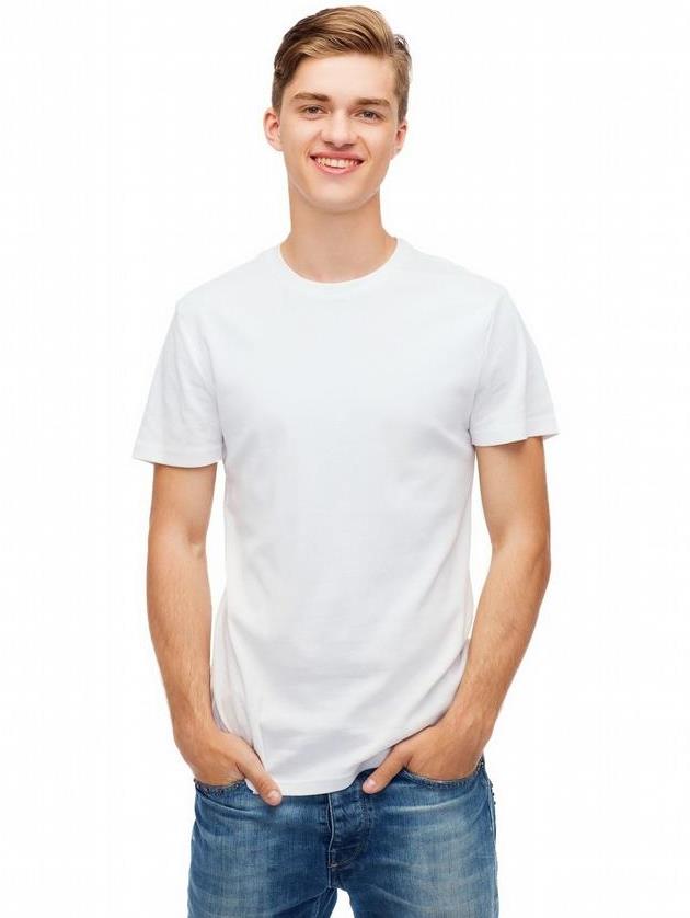 男人瞧瞧下图这样穿t恤,气派年轻特体面,越穿越显年轻