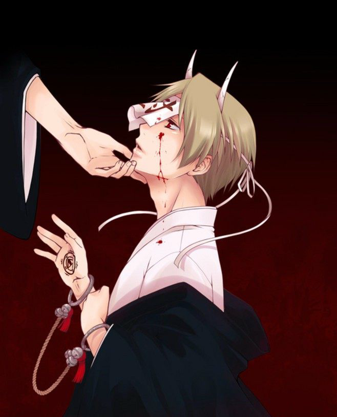 满身伤痕的动漫男女神金木研可怜犬夜叉杀生丸让人心痛不已