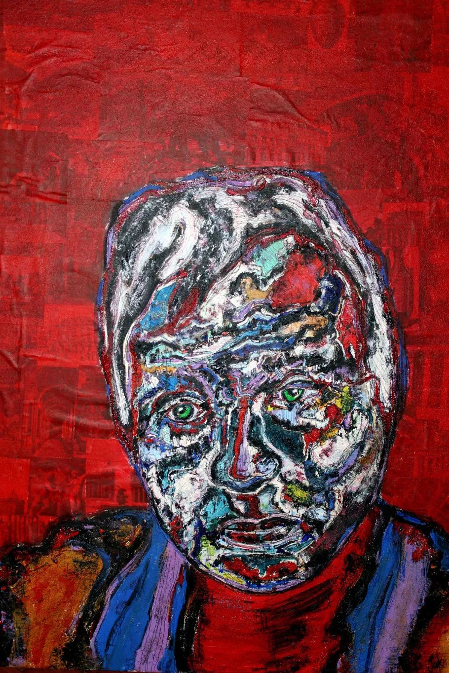 他自学成才一幅画卖了10个亿,怪诞诡异的作品争议不断