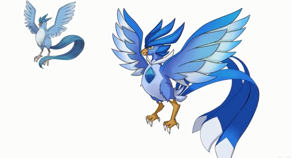 当传说中的三圣鸟也能够超进化网友闪电鸟比以前好看多了