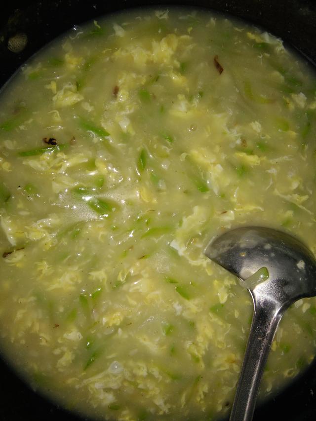 天热来一碗,瓠子鸡蛋汤,简单味道鲜