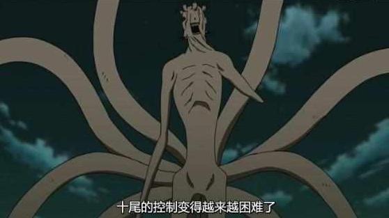 火影中五位十尾人柱力实力均达到六道模式鸣人只能勉强算一个