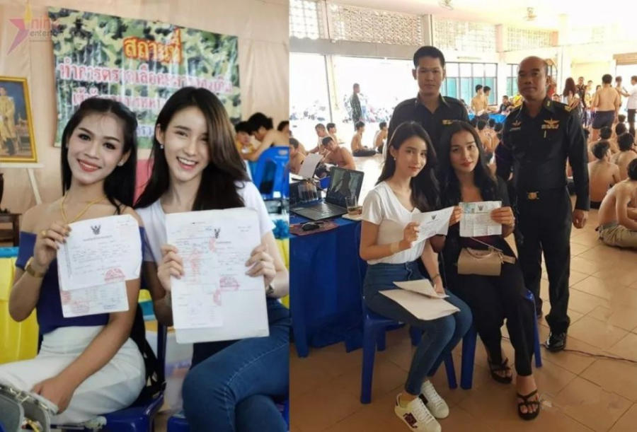 泰国第一美的变性人yoshi参加兵役还呼吁适龄男子都去应征