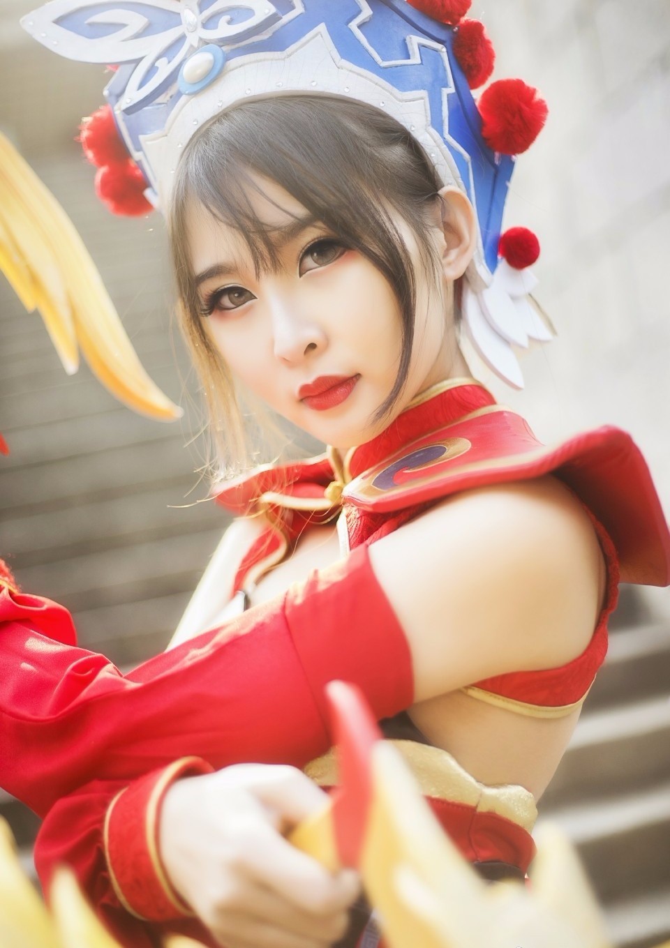 王者荣耀看峡谷最高冷的女英雄虞姬霸王别姬cosplay