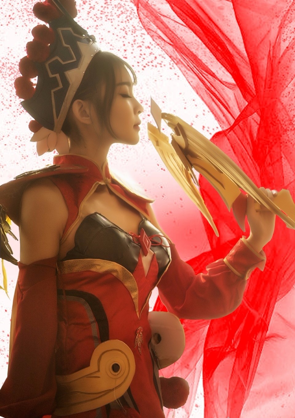 王者荣耀看峡谷最高冷的女英雄虞姬霸王别姬cosplay