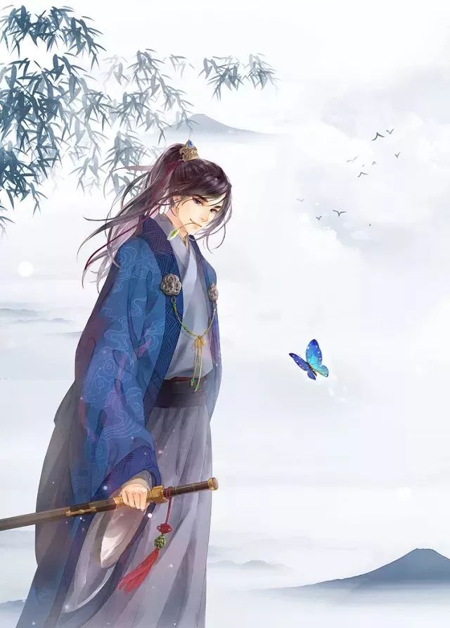 插画教程古风美男子世上颜如玉公子世无双