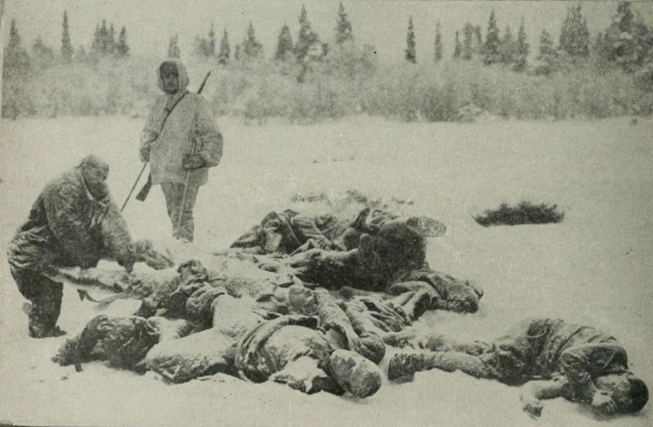 芬兰抵抗苏联入侵苏军尸横遍野老兵回忆时夸口1个换10个