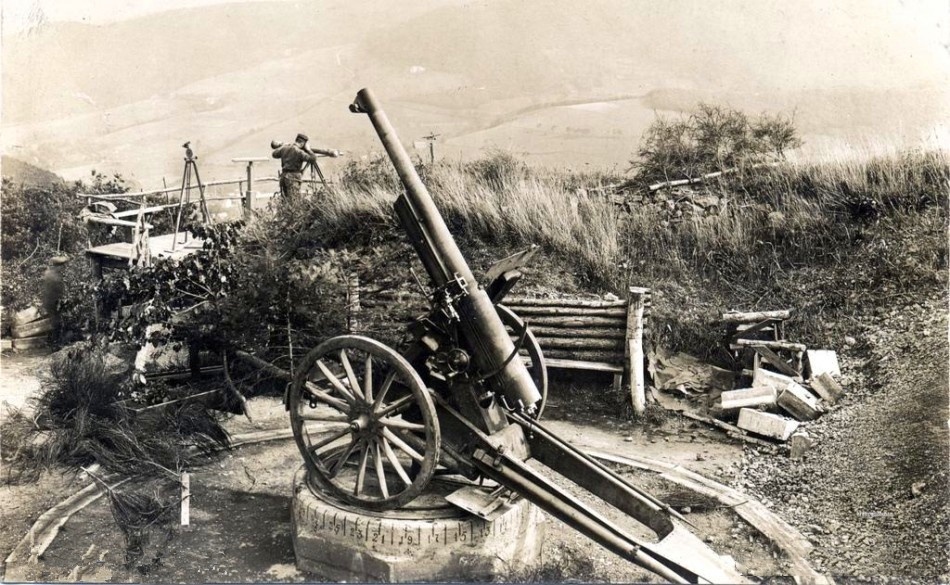战争影像:第一次世界大战期间的炮兵部队