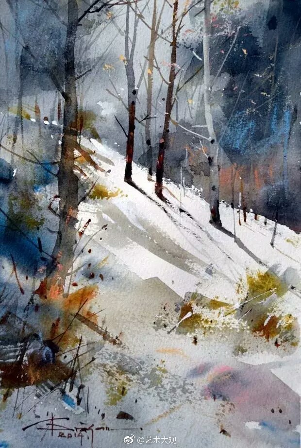 lars eje larsson nace en风景水彩画