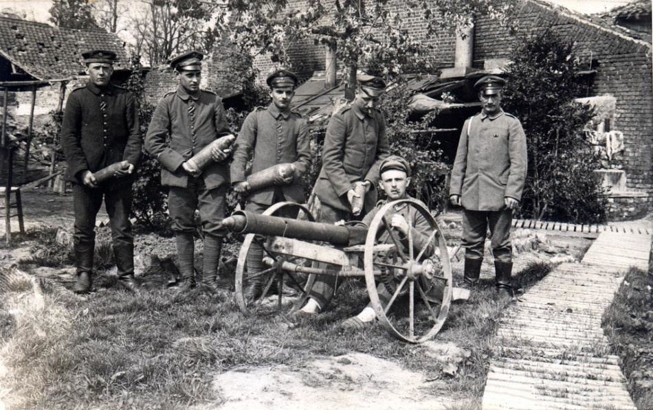 战争影像:第一次世界大战期间的炮兵部队