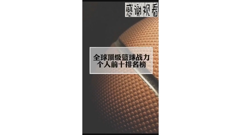 全球最顶级的篮球战力个人前十名排行榜