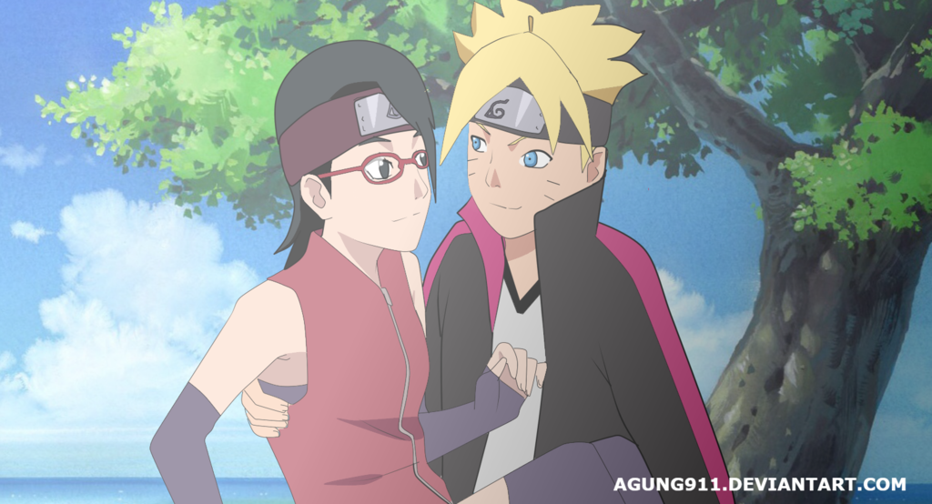 火影博人传,左边是闺女,右边是女婿,这对夫妻吵架佐助该帮谁?