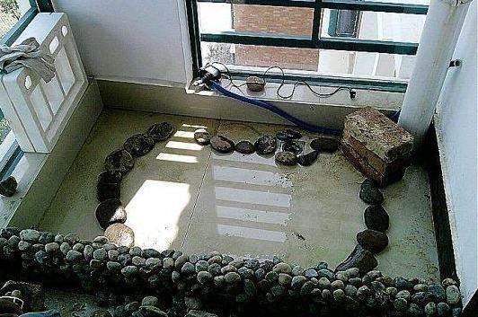 牛人在阳台砖砌鱼池成本不到50元,看完你敢相信吗?