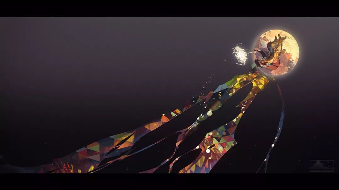 插画师森林数字艺术莫娜一个神奇的女生