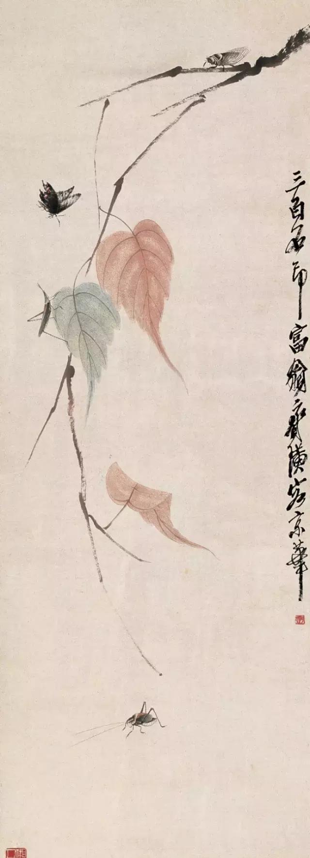 齐白石88岁画的蝉进来尖叫吧