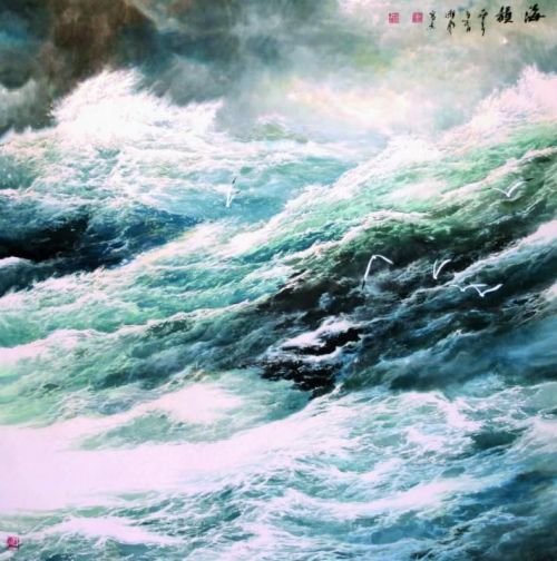 周智慧的大海作品价格 一个无法用钱来衡量的艺术品