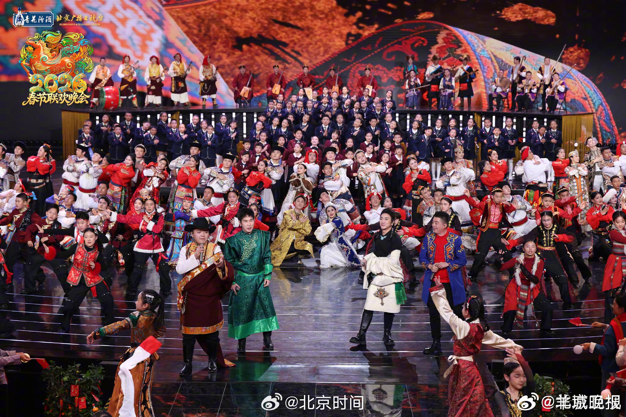 北京台春晚四地演员共献歌舞盛宴|春节联欢晚会|青海|内蒙古|天坛|王菲_新浪新闻