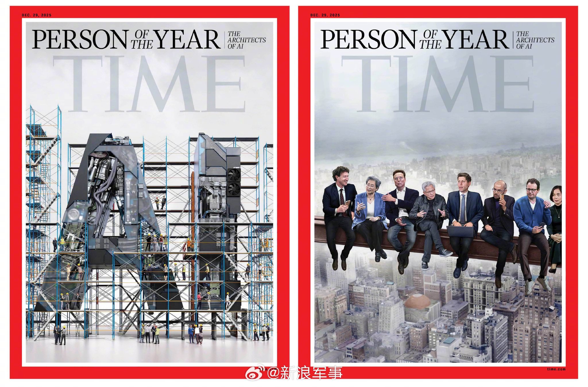 《时代》周刊2025年度人物揭晓,AI缔造者当选|时代周刊|全人类|人工智能|界面|机器_新浪新闻