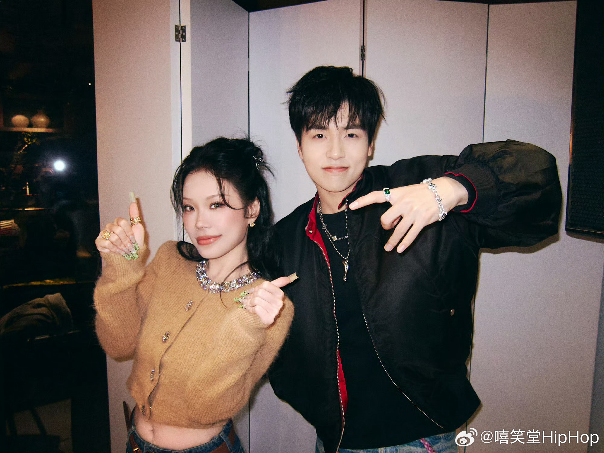万妮达与翁杰、Rapeter同框亮相|rapeter_新浪新闻