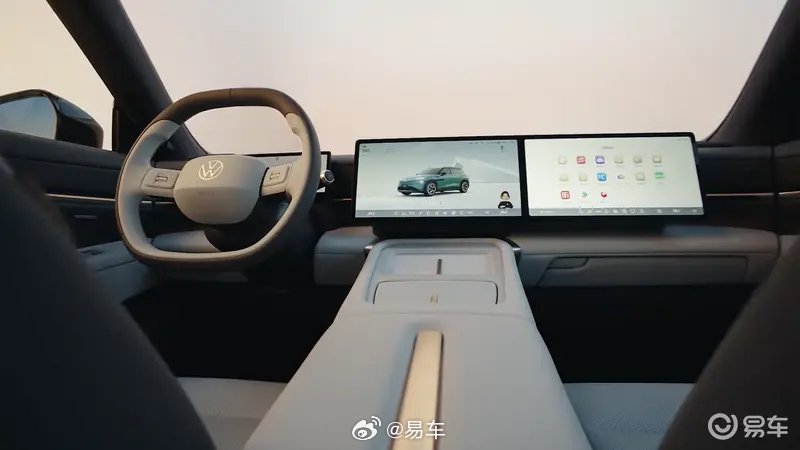 与众08内饰官图发布，配备双联屏及女王副驾，3月上市