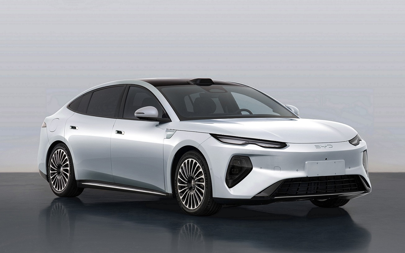 比亚迪海豹08申报图曝光，车长超5米配激光雷达，二季度上市