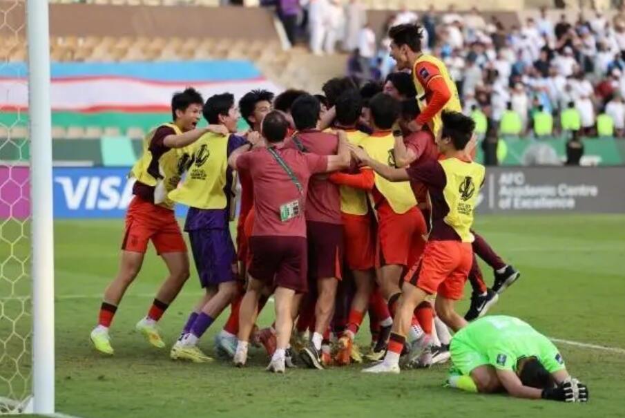 韩媒称U23国足极端防守战术奏效，队史首进亚洲杯四强