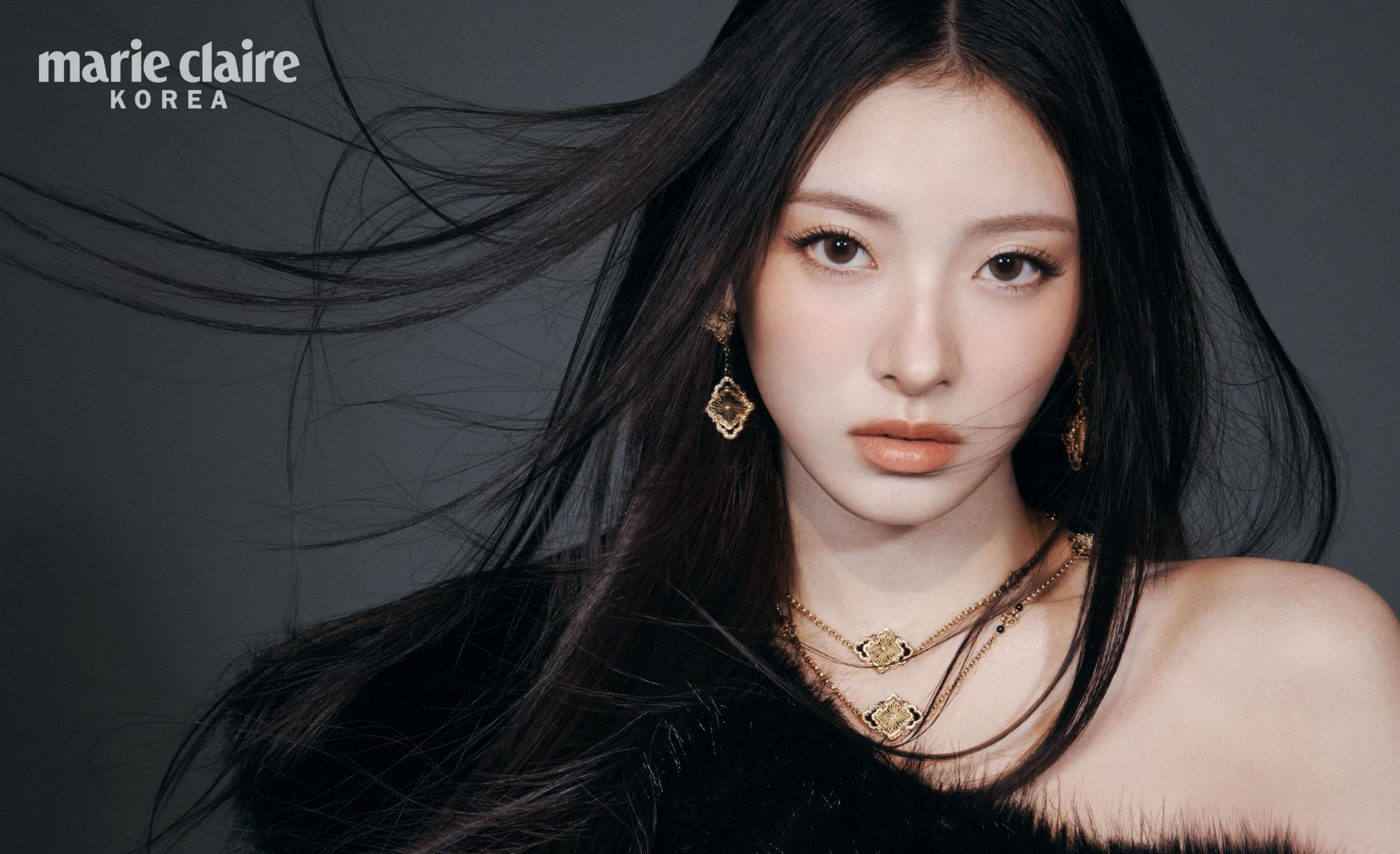 ANNA田中杏奈登Marie Claire韩版1月刊封面,佩戴Buccellati珠宝|田中|韩版|封面