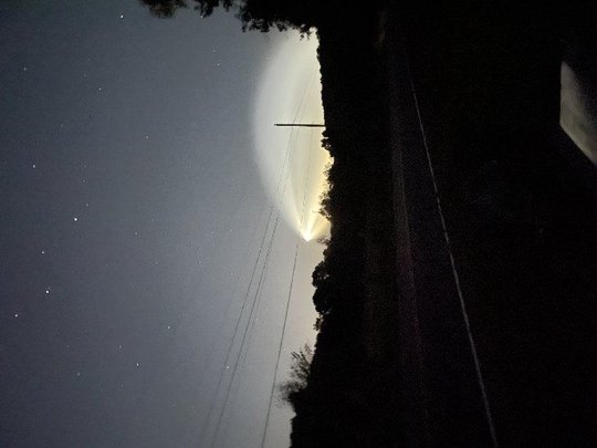 阿拉巴马州目睹太空站补给任务壮观发射