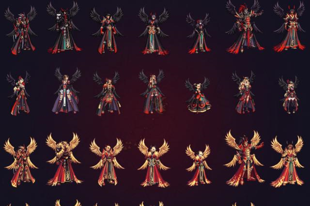 DNF：天2苍穹之翼新装扮要来了？6种颜色一览，国服只出了3种|魔盒|苍穹|一览_新浪新闻
