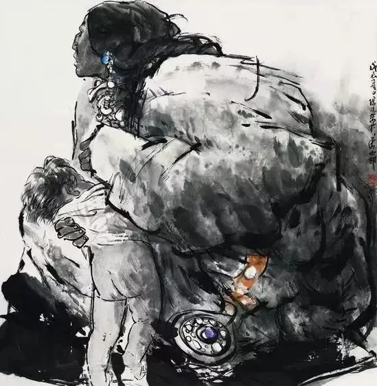 在全国美展评审人物画的过程中,他发现了一些不容忽视的问题