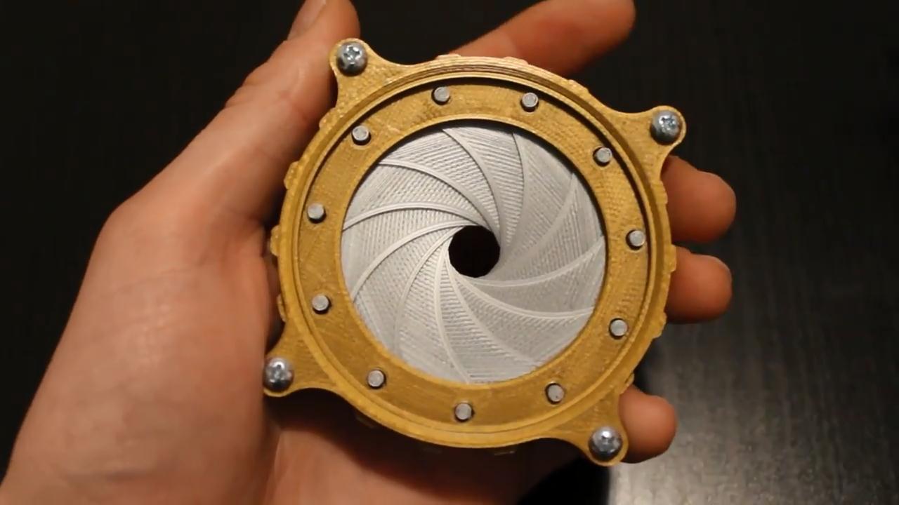 机械虹膜结构照相机光圈就是模仿人类虹膜的功能