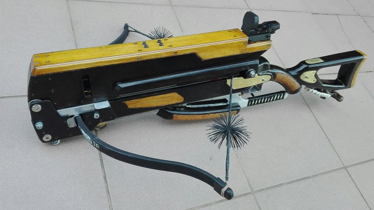 工艺精湛的微型弓弩,看看威力如何