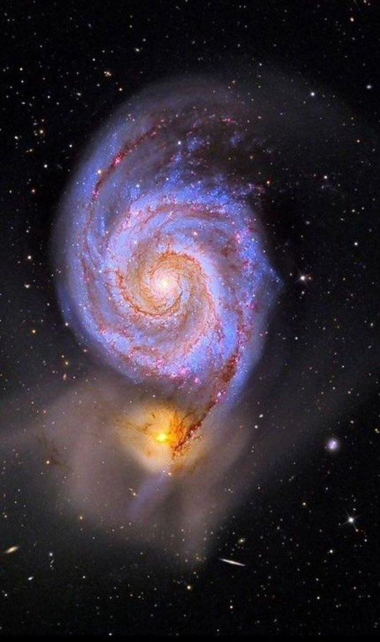 M51漩涡星系:朱塞佩多奈泰洛的杰作 M51漩涡星系:朱塞佩多奈泰洛的杰作