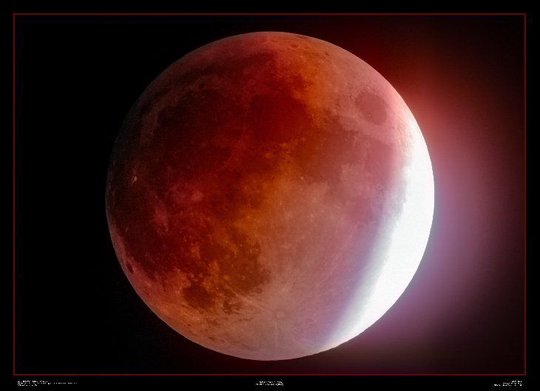 艾伦C托夫利用犹他远程天文台拍摄月全食