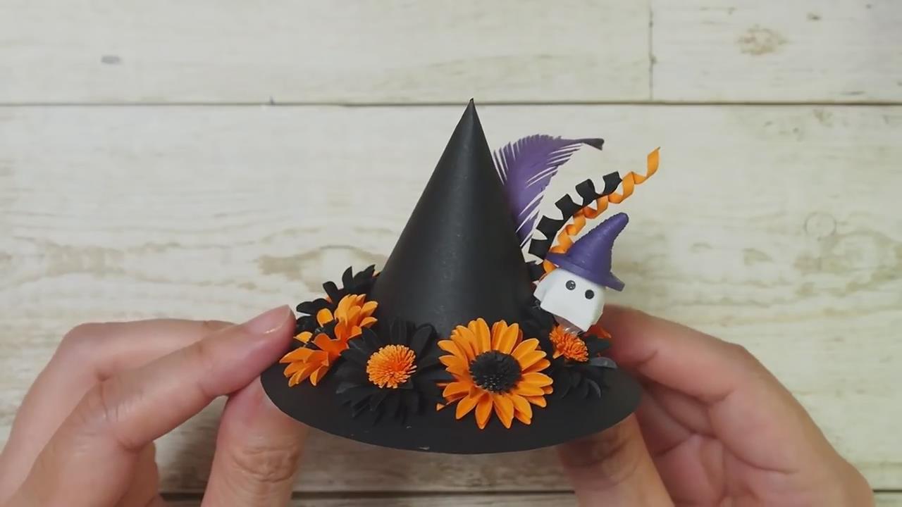 03:37 手工纸艺diy,带你学习如何制作可爱的女巫帽! 09:28