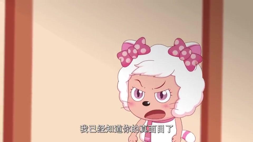 灰太狼装扮成沸羊羊模样,连美羊羊都被骗,怕不是个瞎子
