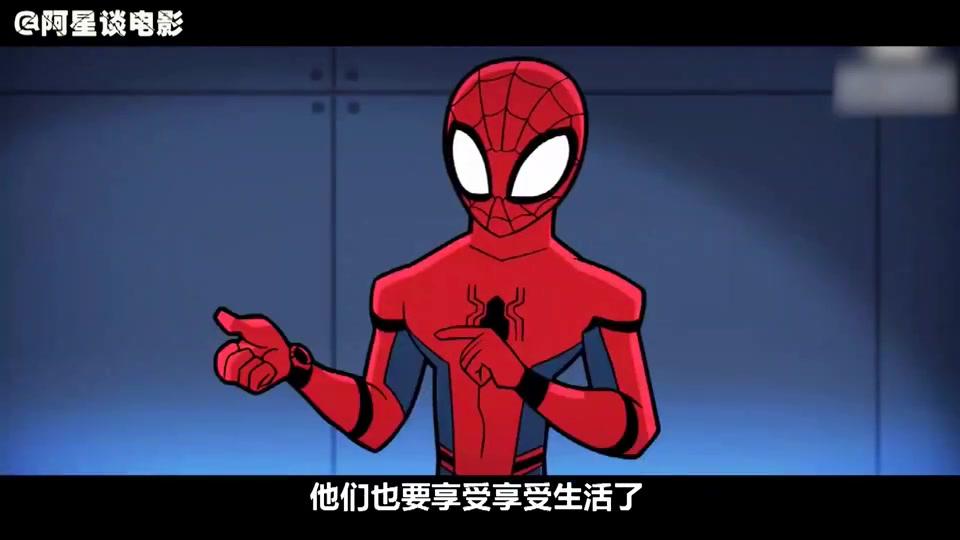 死侍来蜘蛛侠家做客,偷打开他爸妈房间的监控,看完俩人学了起来