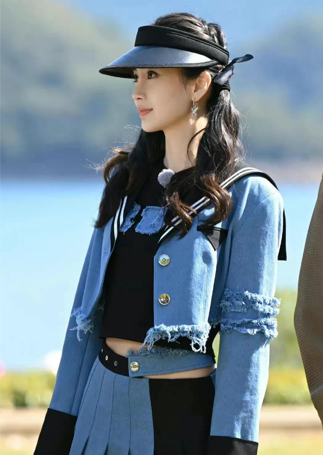 杨颖双马尾水手服,甜酷风造型好美好元气,楚楚动人!_高清图集_新浪网