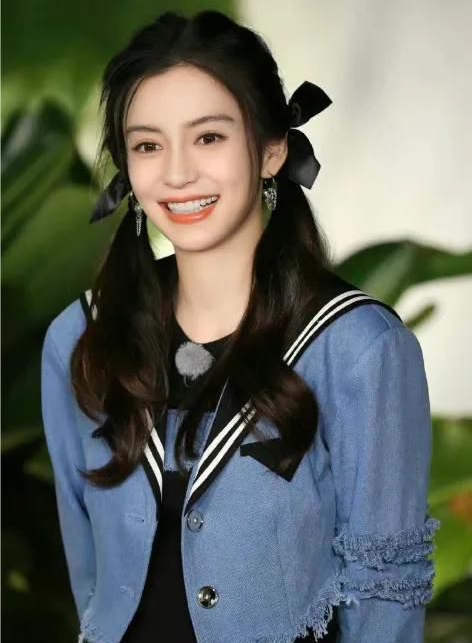 杨颖双马尾水手服,甜酷风造型好美好元气,清纯可人!_高清图集_新浪网