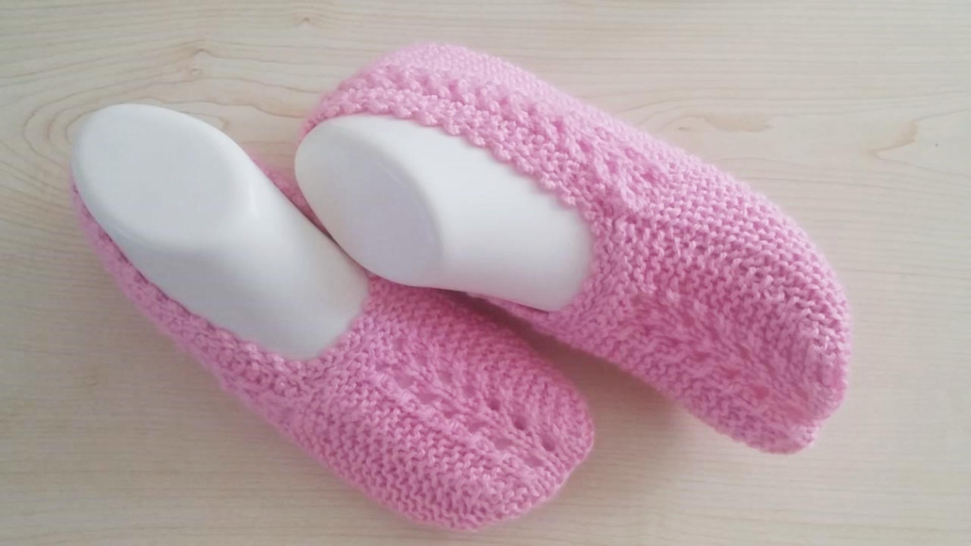 毛线编织教程用棒针编织袜套的方法非常简单