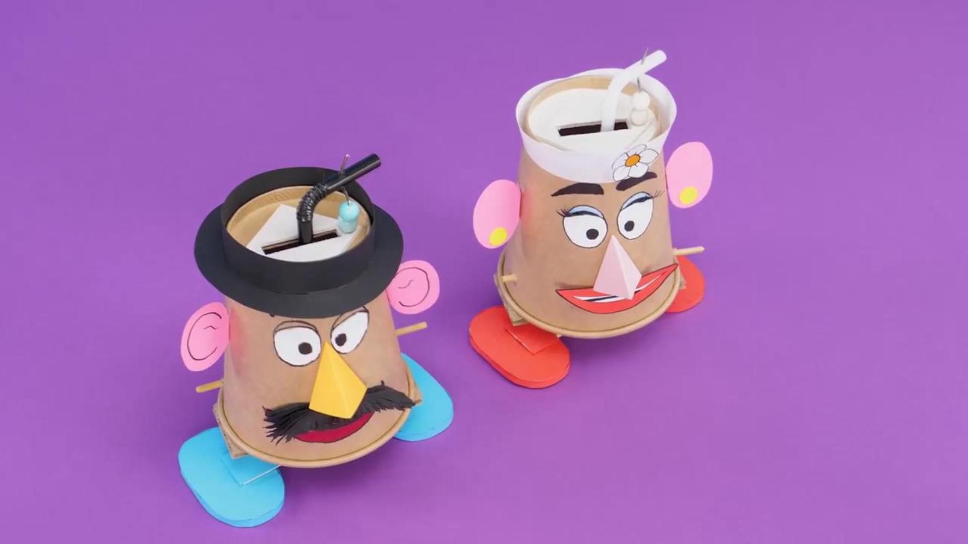 趣味手工diy,看看如何利用纸杯做玩具!