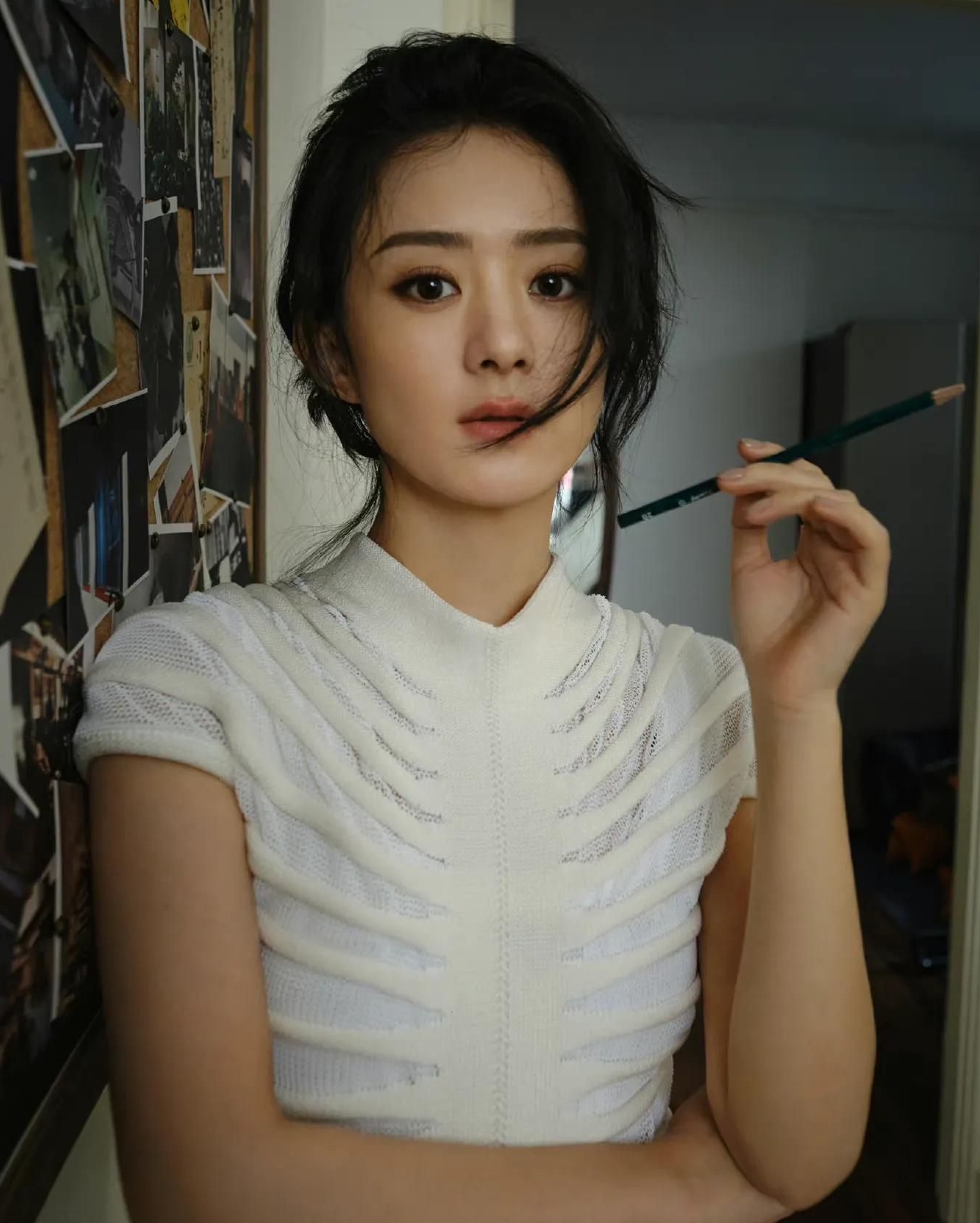 赵丽颖清冷质感写真纯真烂漫可爱的少女楚楚动人