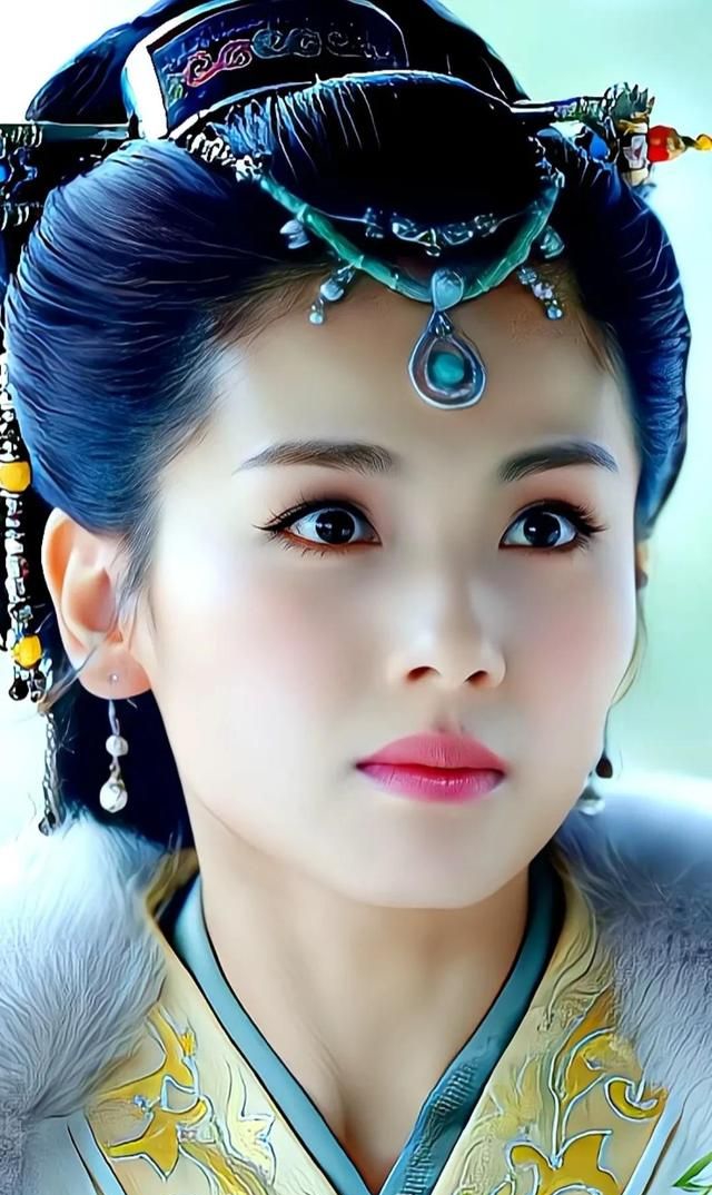刘涛古装照太美了,楚楚可人!