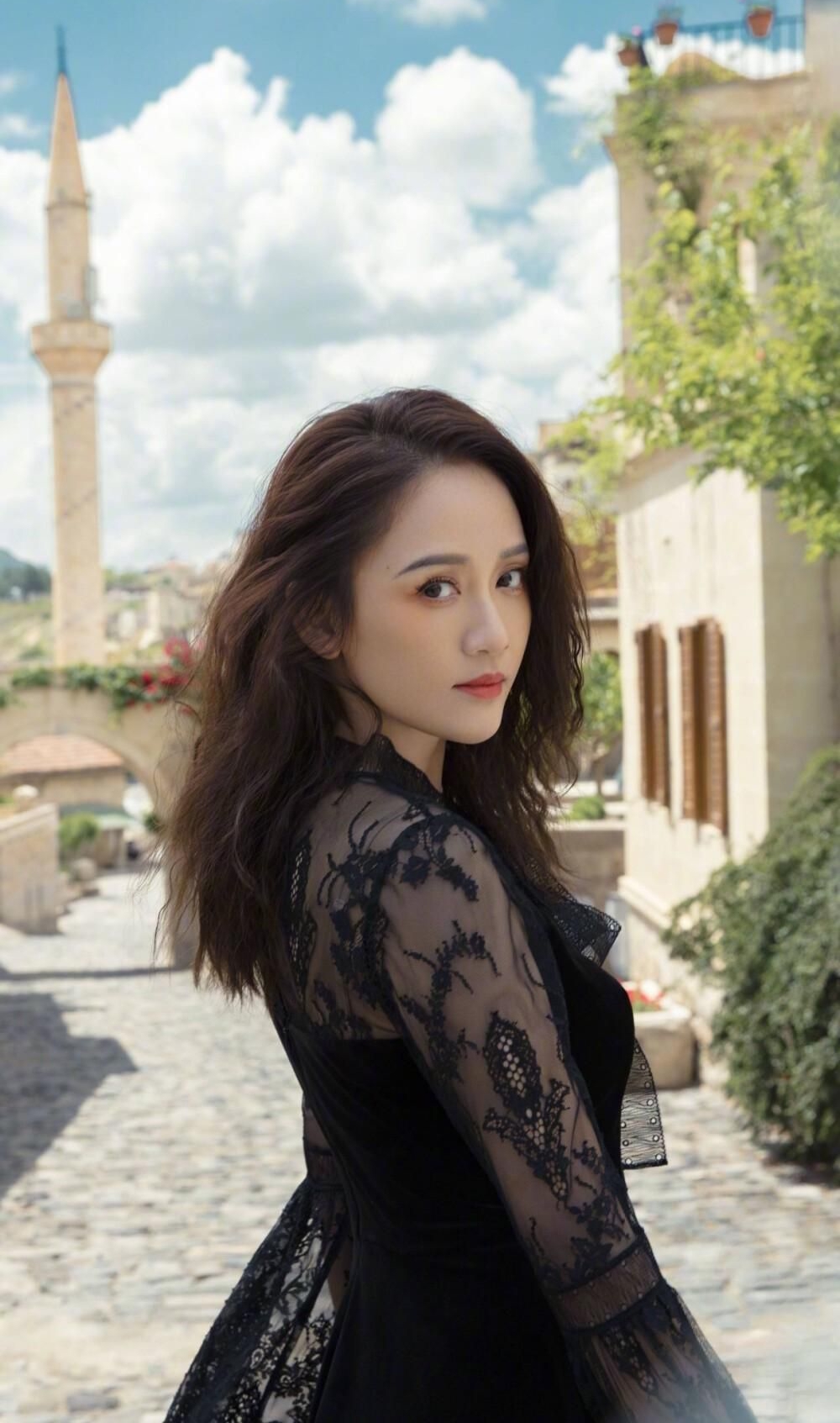 陈乔恩明艳写真,芳菲妩媚,青春靓丽!__财经头条