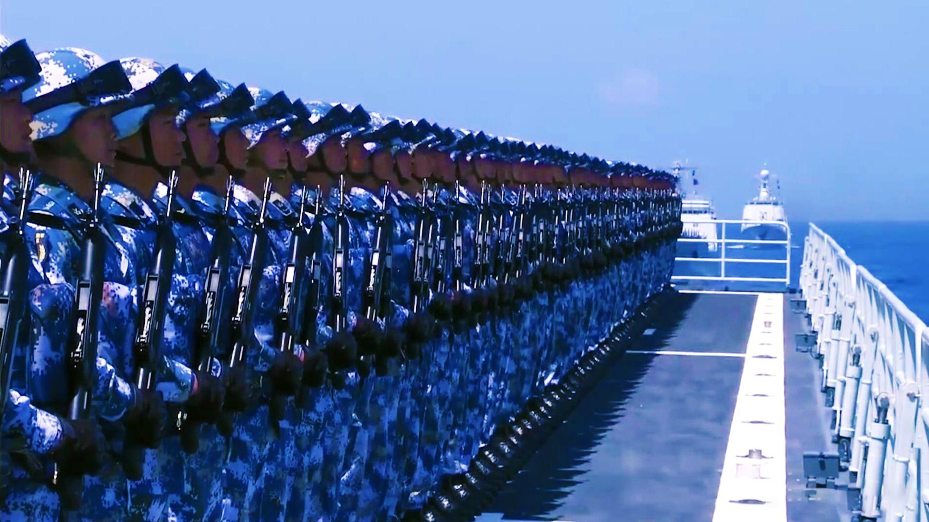 人民海军成立71周年,mⅤ《春满四海》,唱出水兵的热血情怀!